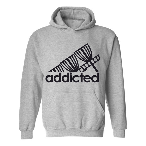 Disc Golf Hoodie Addicted Discgolfer Discgolfing Athletic Sweatshirt - Picture 3 of 11